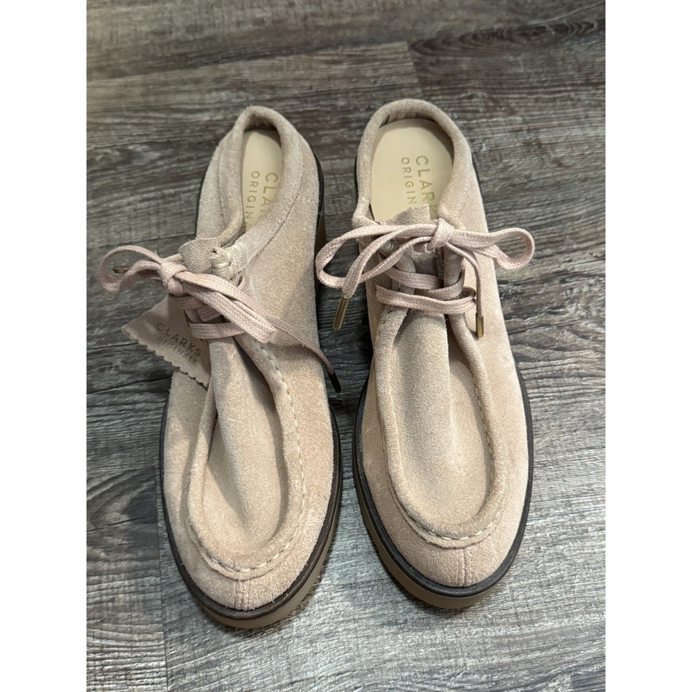 Clark's Women Standard Wallablock Lo Slip On Suede Clogs Dusty Pink Size 8
